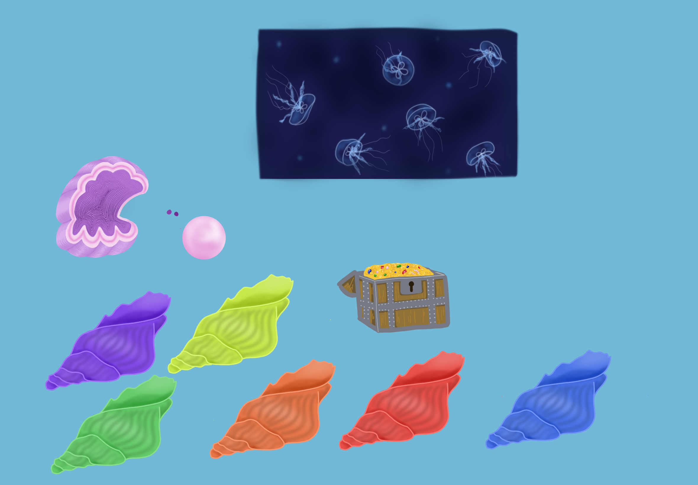 Random puzzle assets