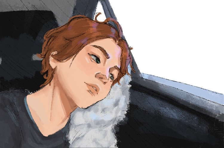 Looking out the window