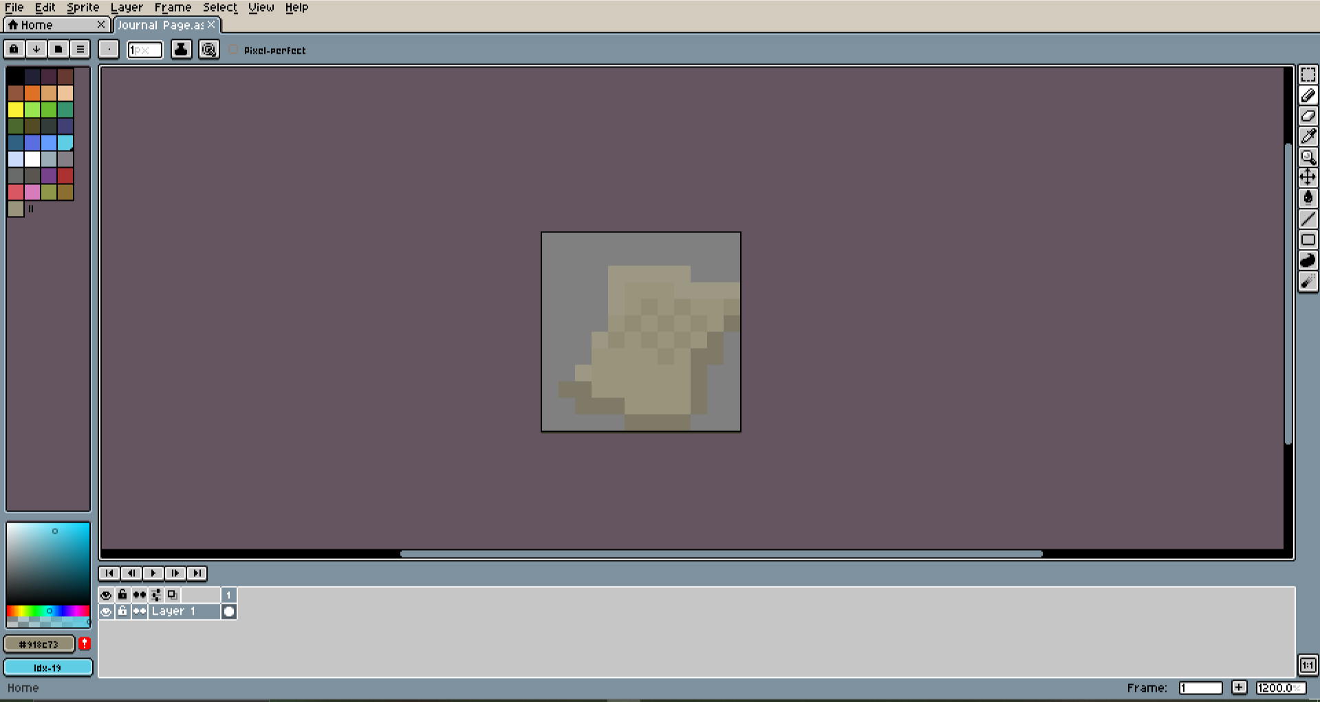 Journal Page Item Sprite