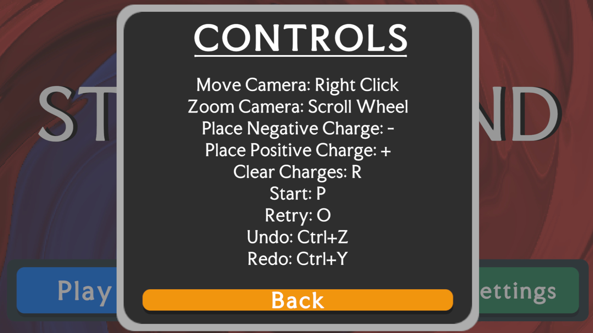 Menu Controls