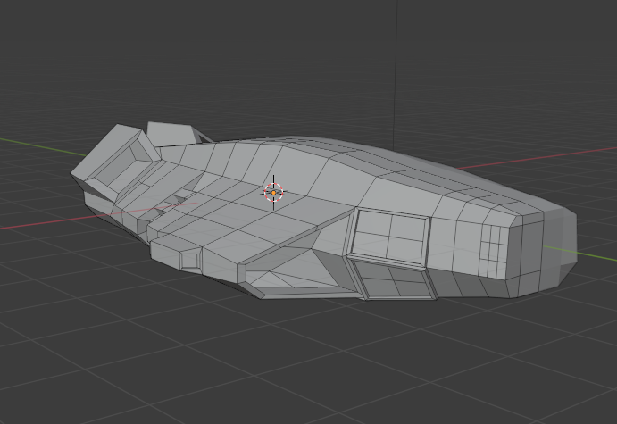 Early spaceship prototype