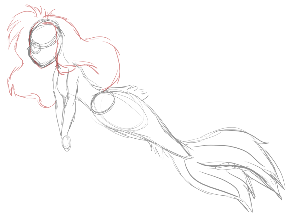 Mermaid sketch