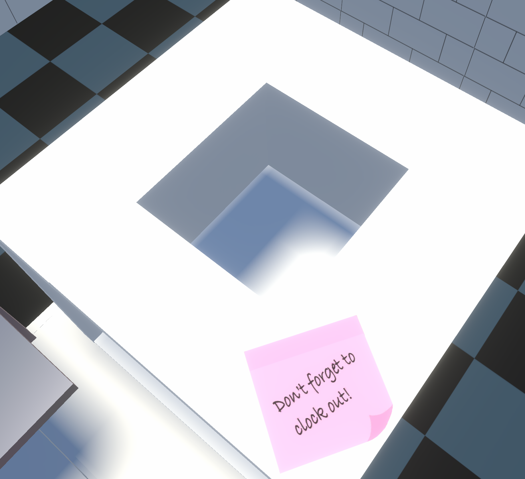 Don't forget to clock out!