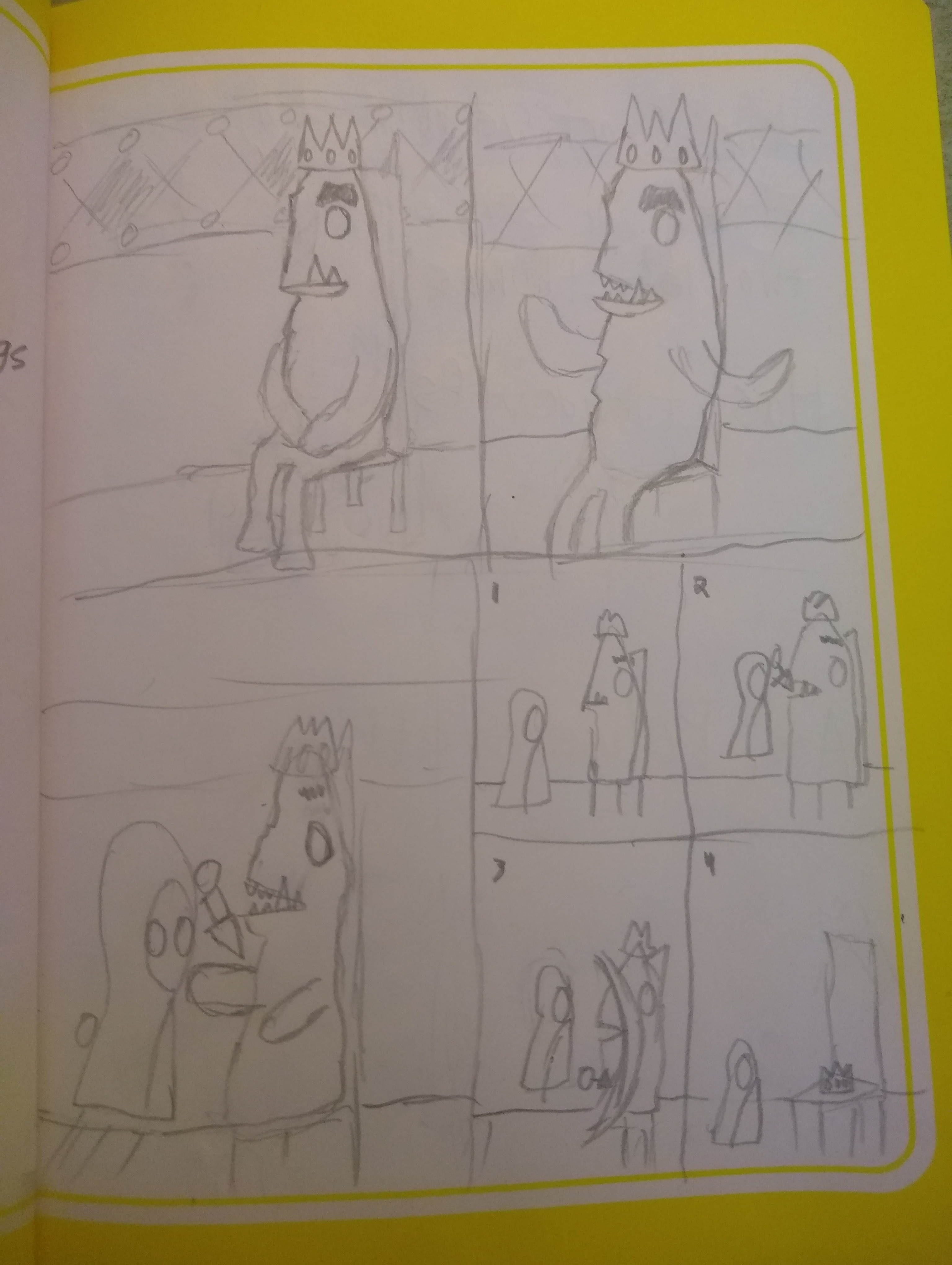 Final scene story board