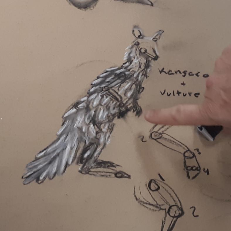 Creature Concept 003 - Kangaroo