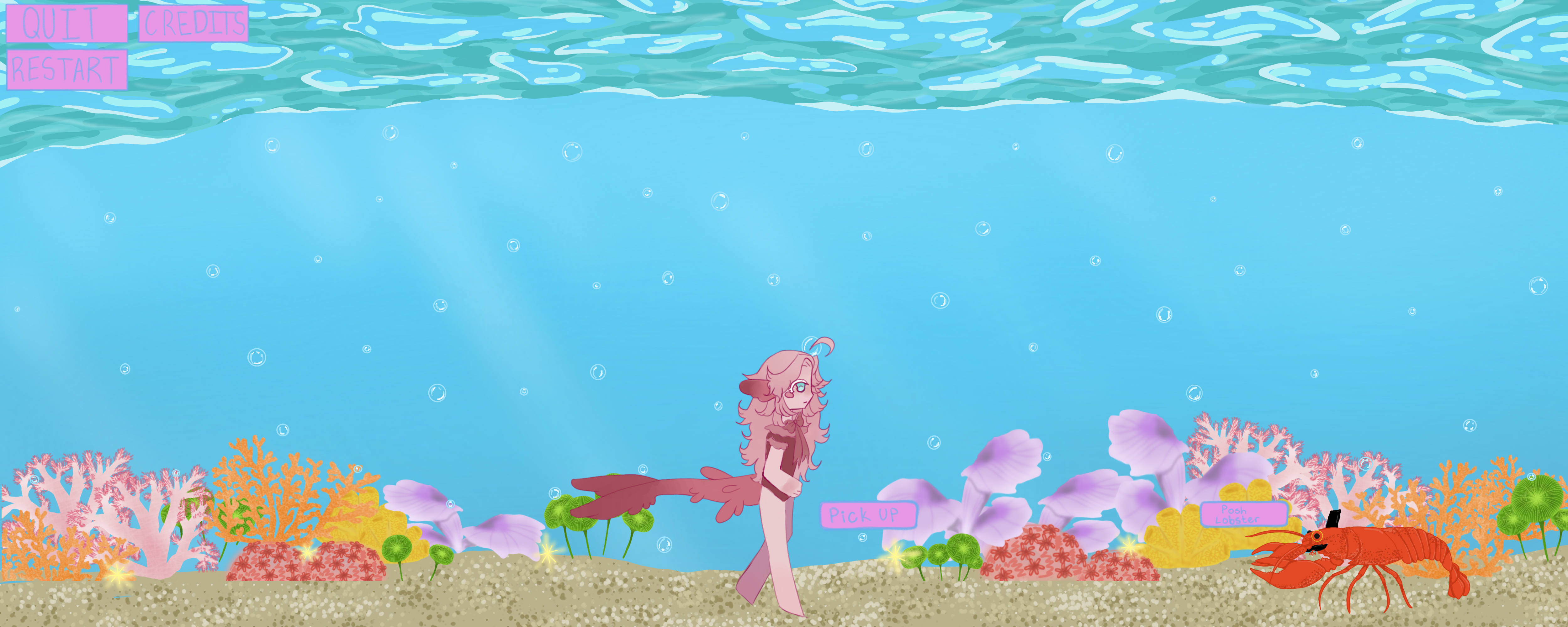 UI mock up coral reef