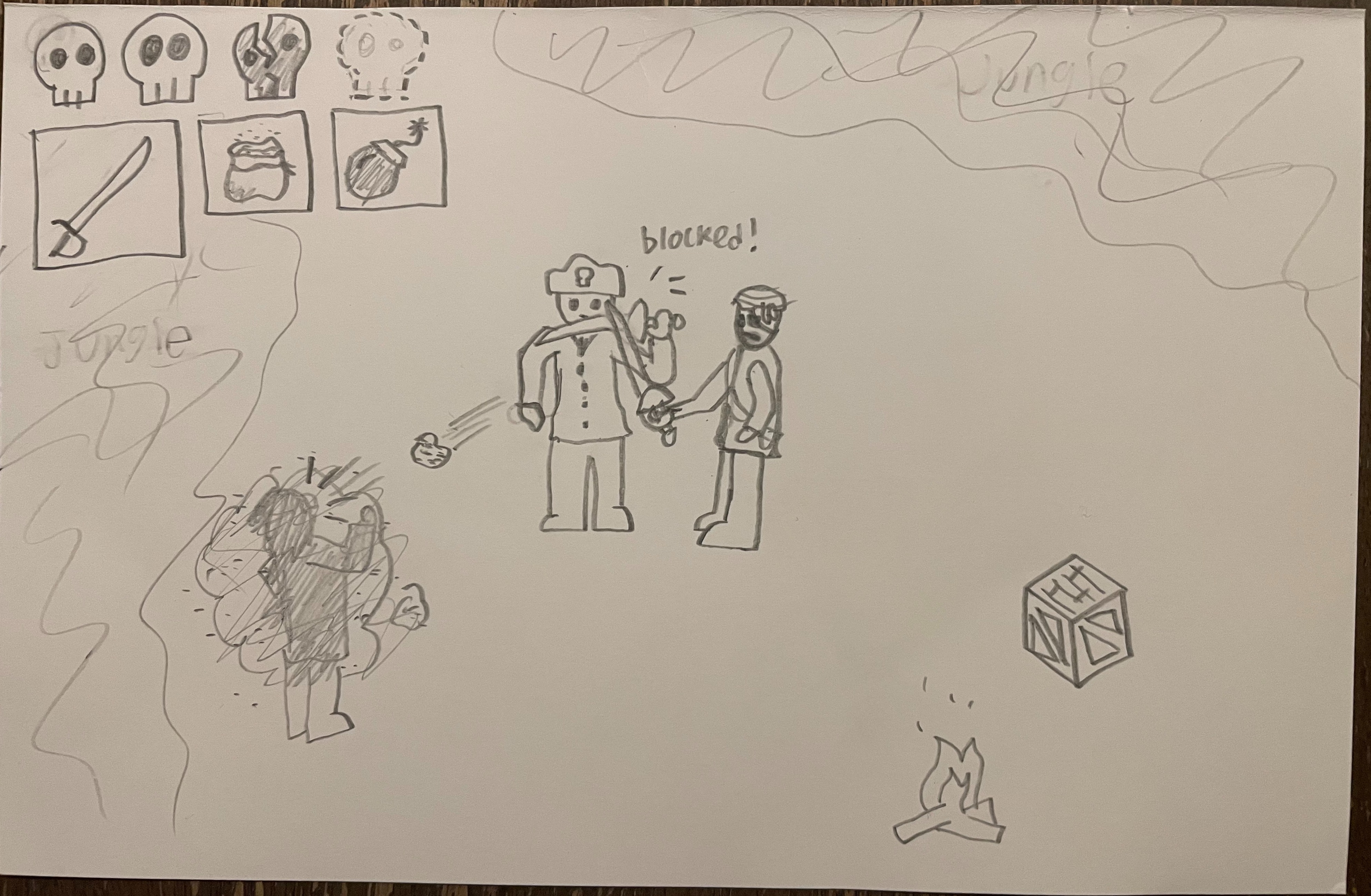 Concept Art For island combat
