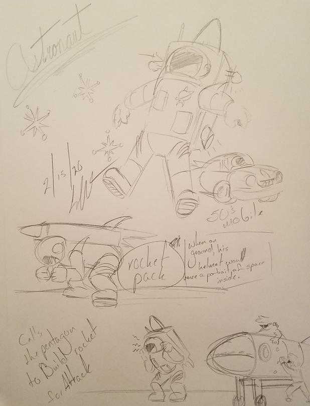 1950s astronaut miniboss