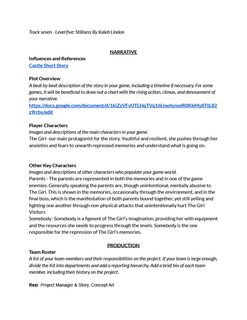 Somebody Game Desgin Document pg 6