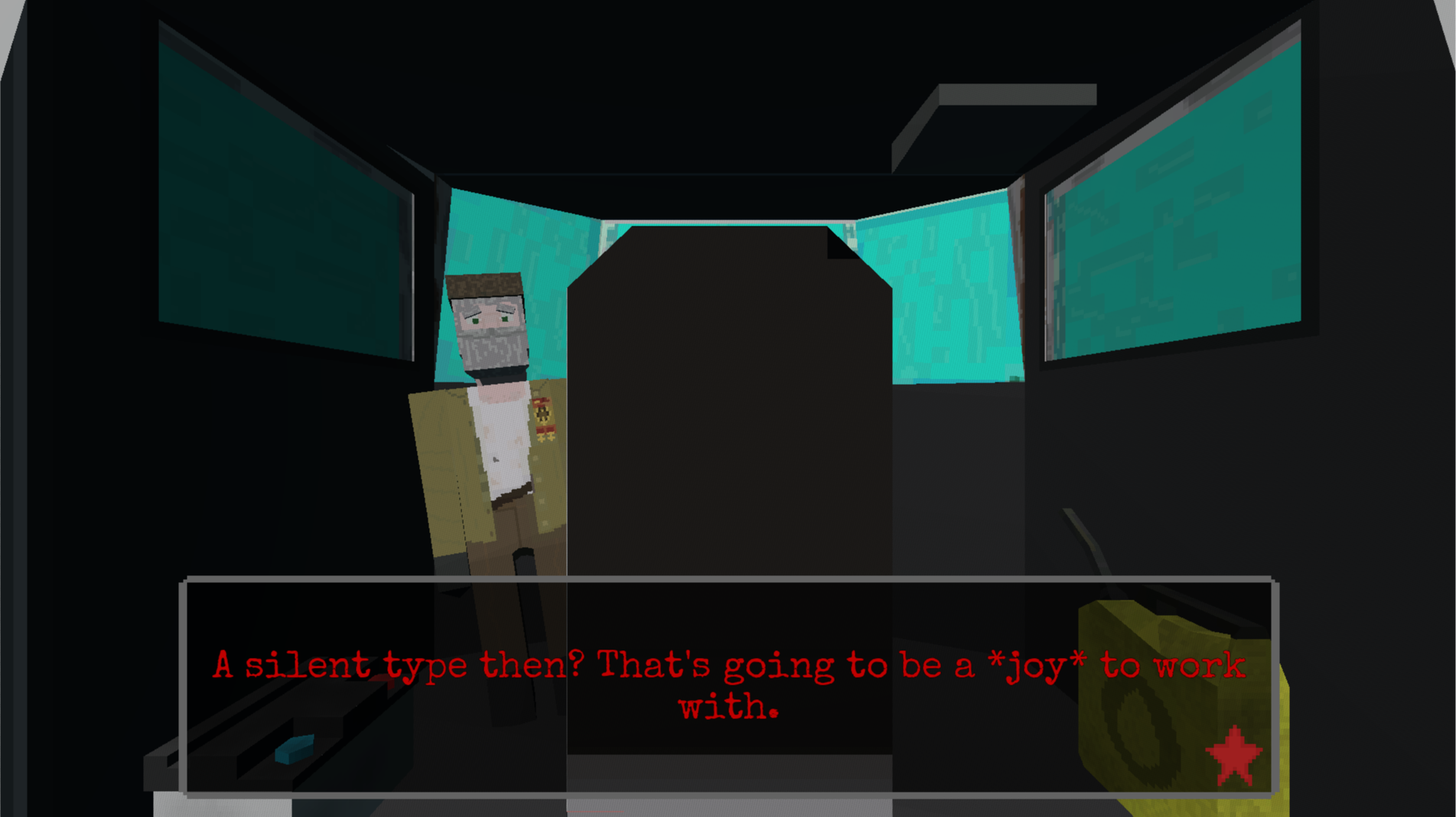 Captain talking to you on the boat ride there