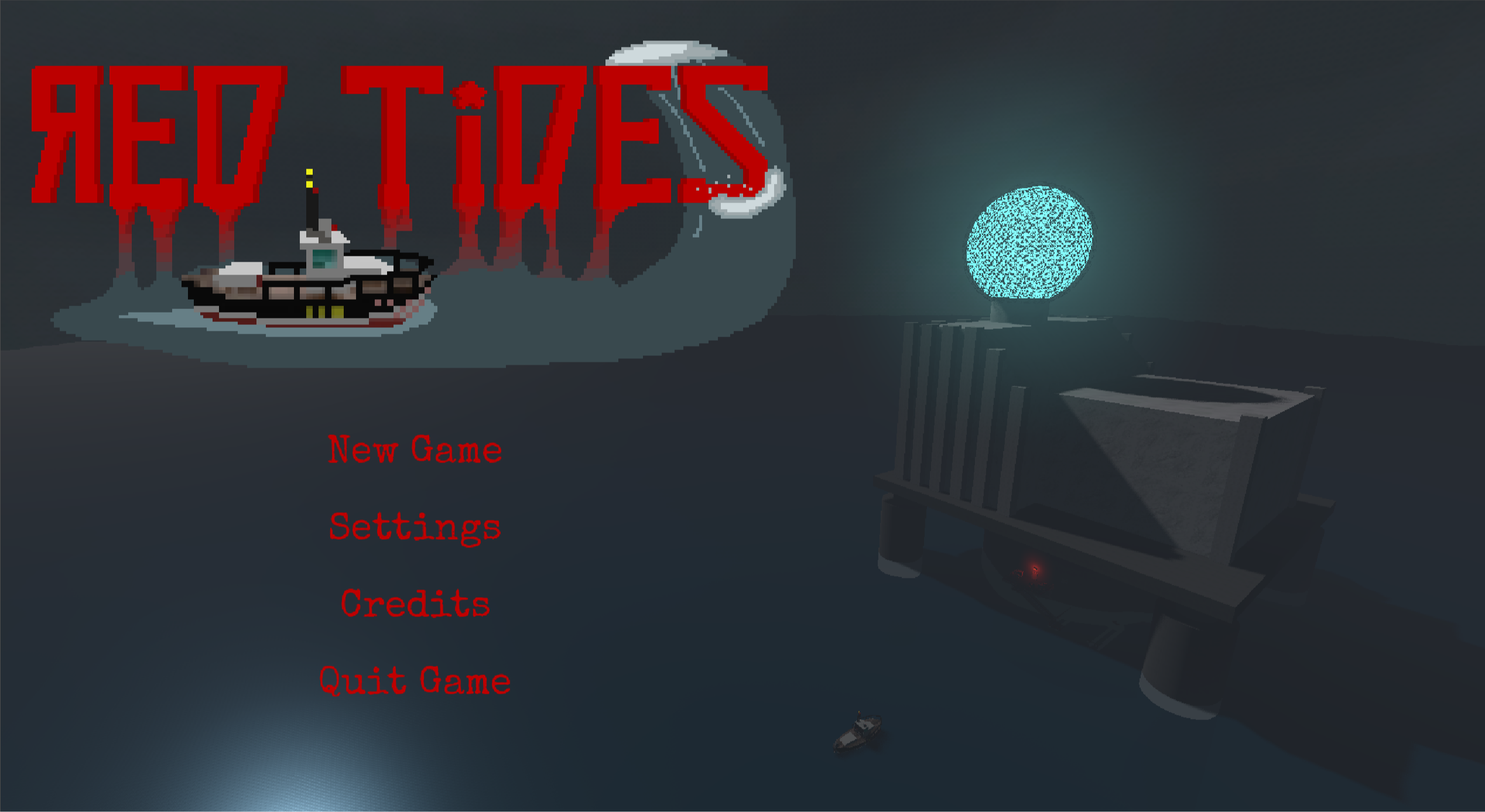 RED TIDES Title Screen