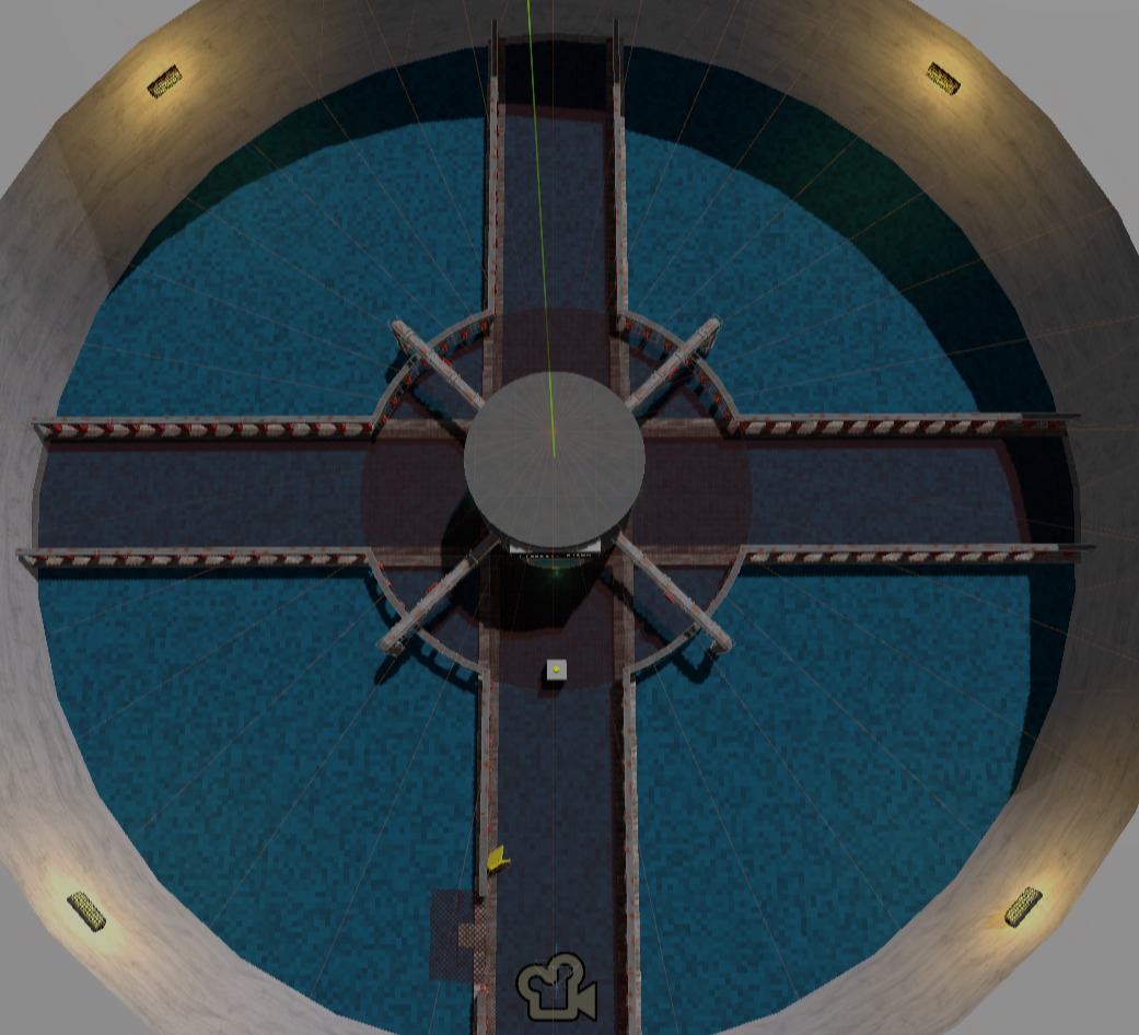 Underwater Floor In Engnie Top Down View