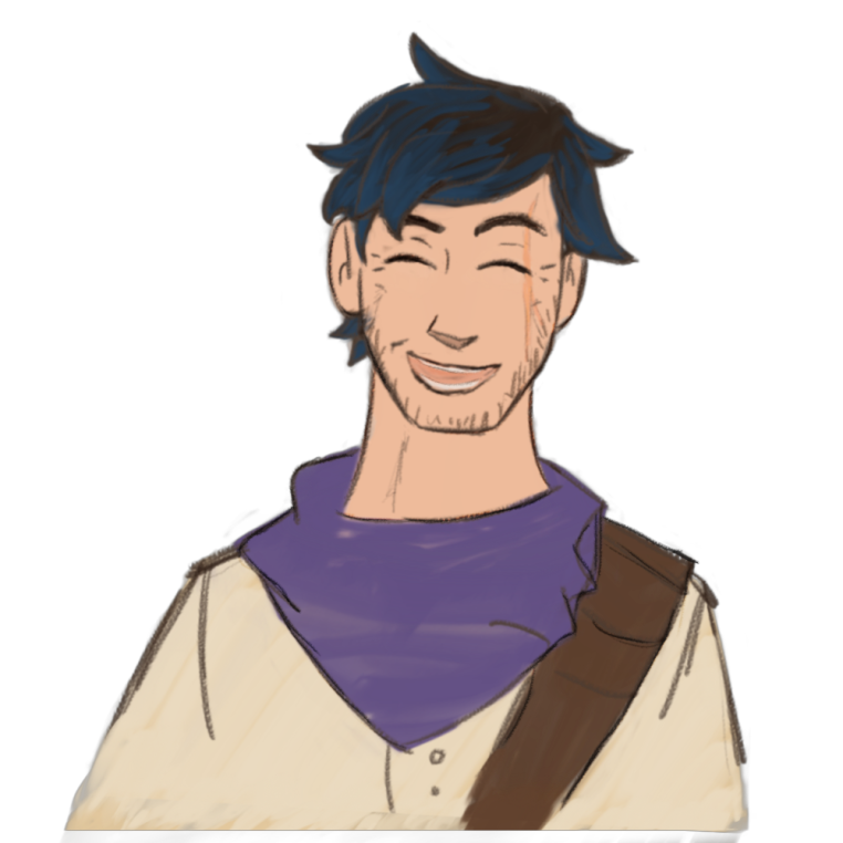 Casper Dialogue Portrait - Content/Happy