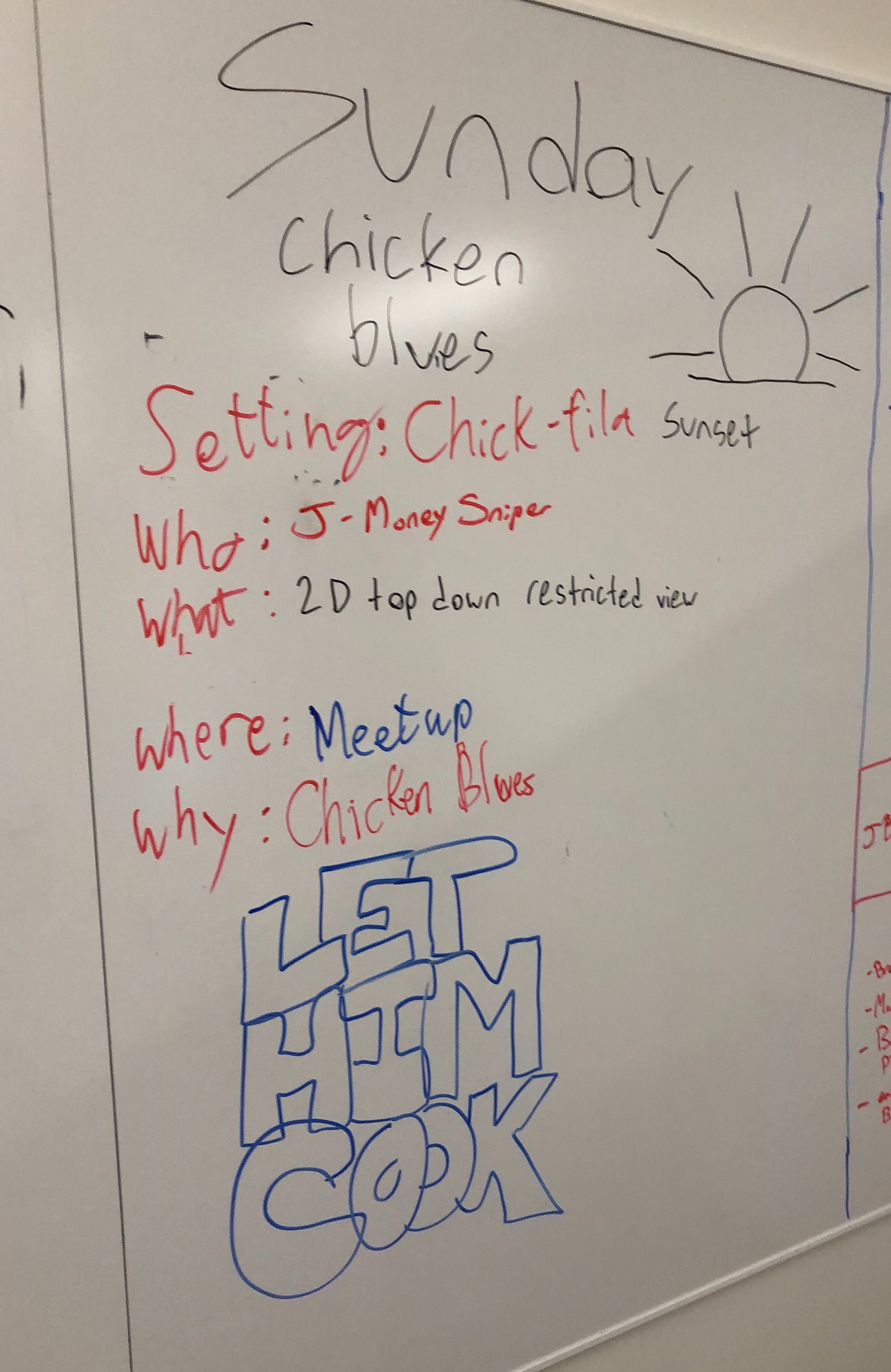 Early brainstorming pt. 3