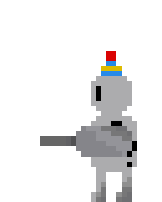 Robot-Man Jumping (Left)