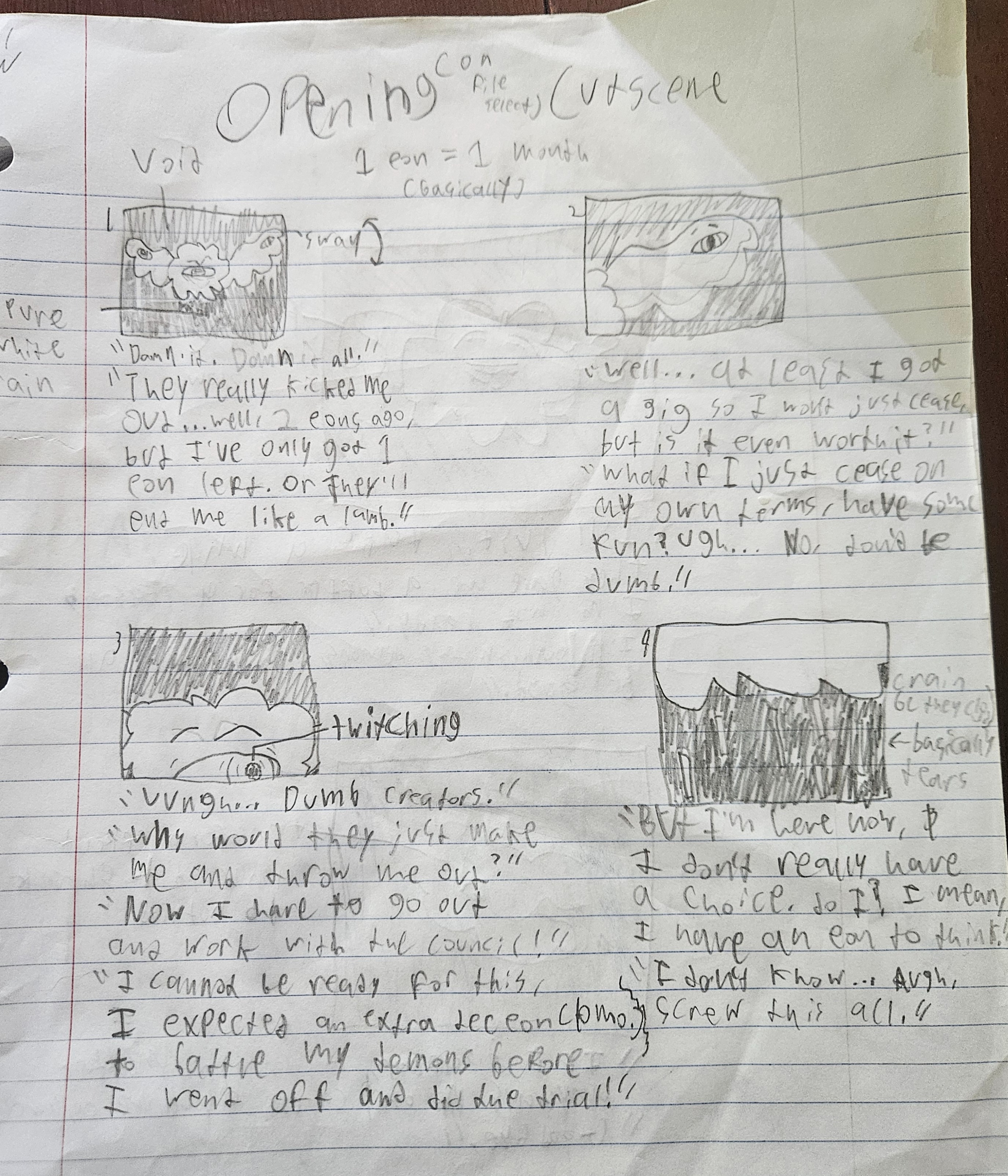Cut Scene Page 1