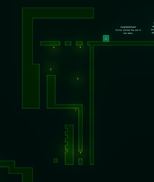 Snippet of the first level we demoed