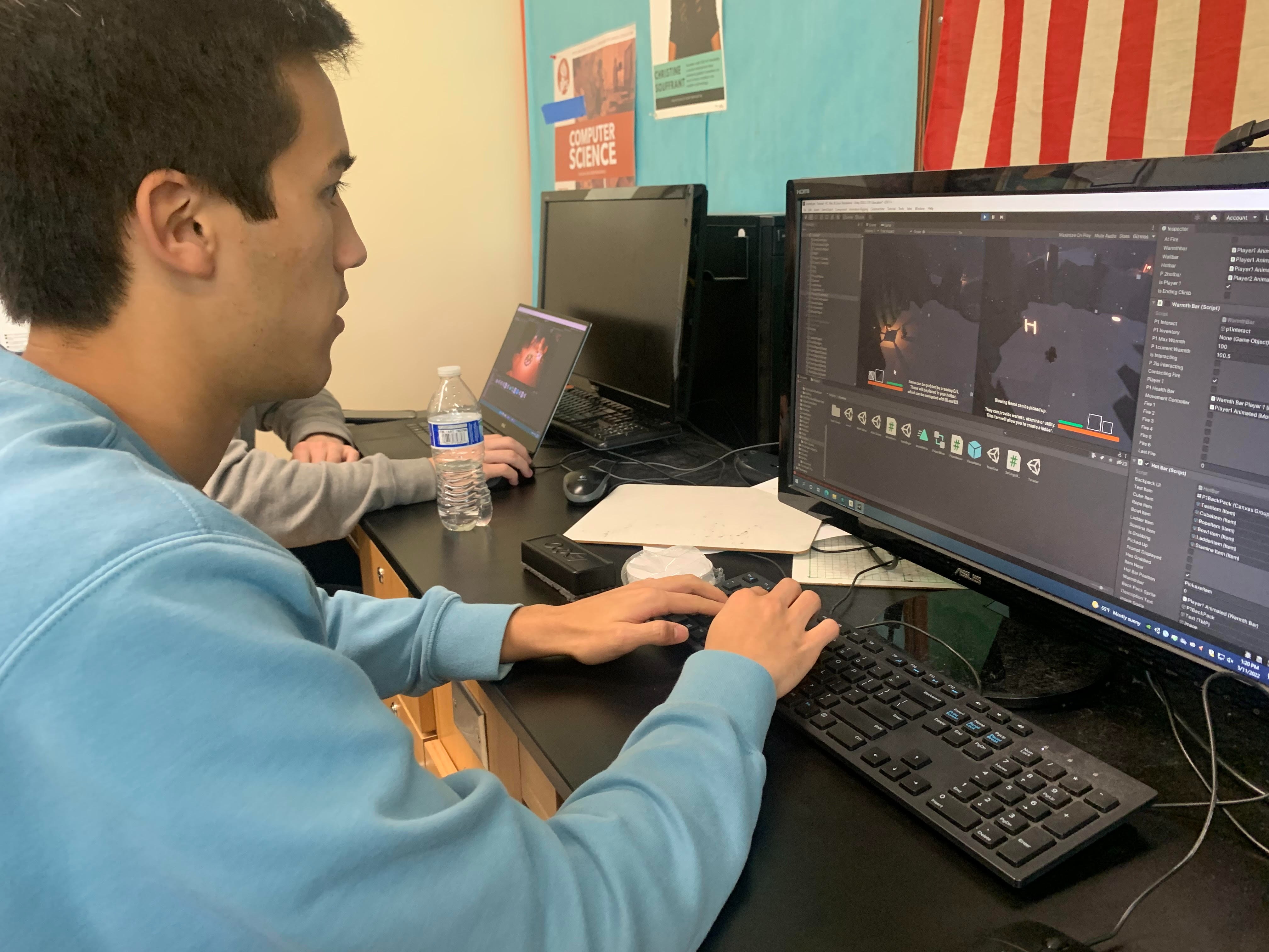 One of our playtesters in action!