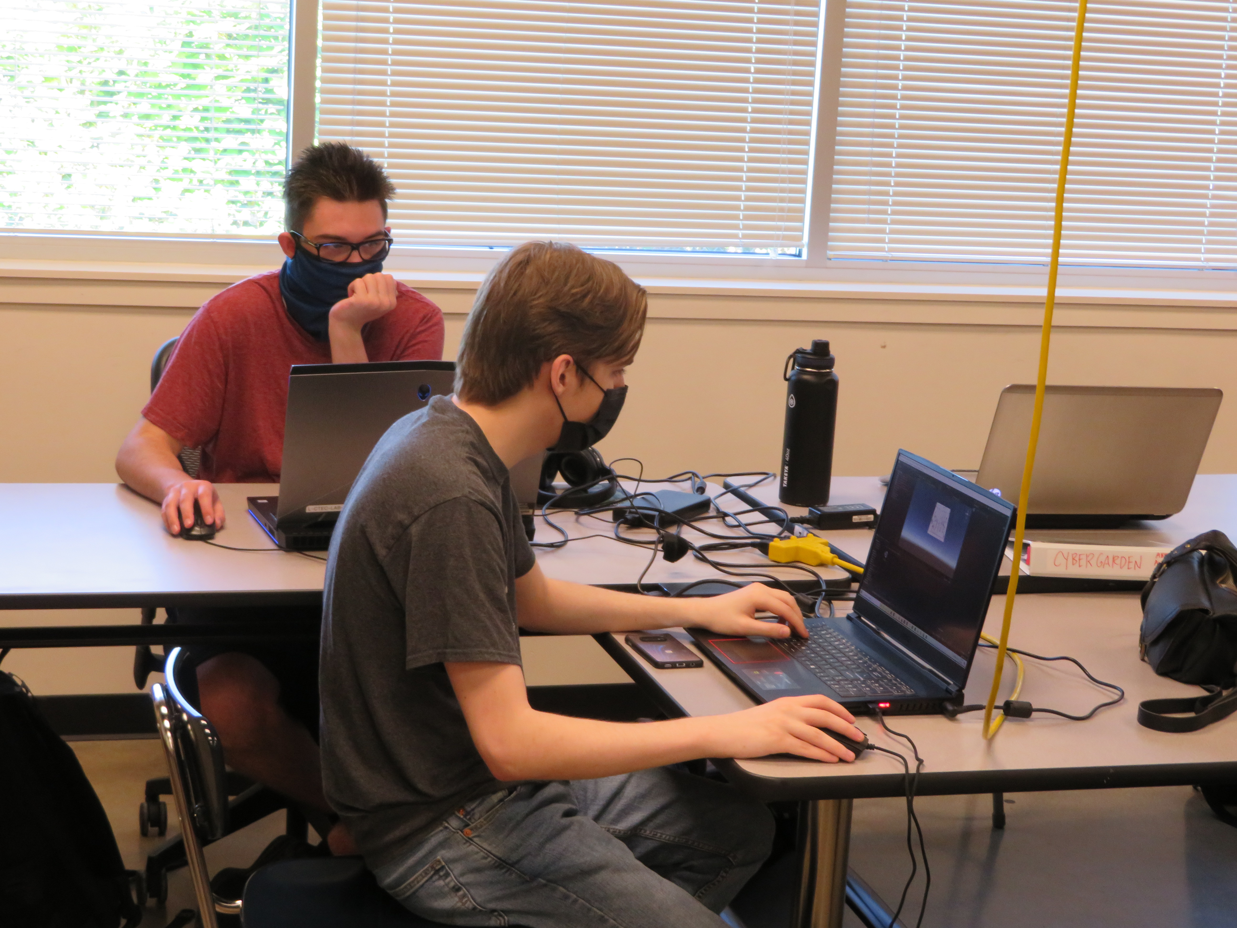 Kaleb (Front)  and Michael (back)