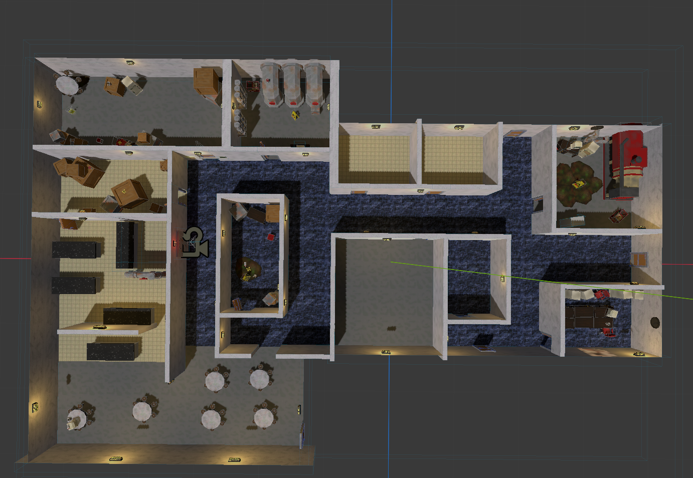 Main Floor 1 In Engine Top Down View