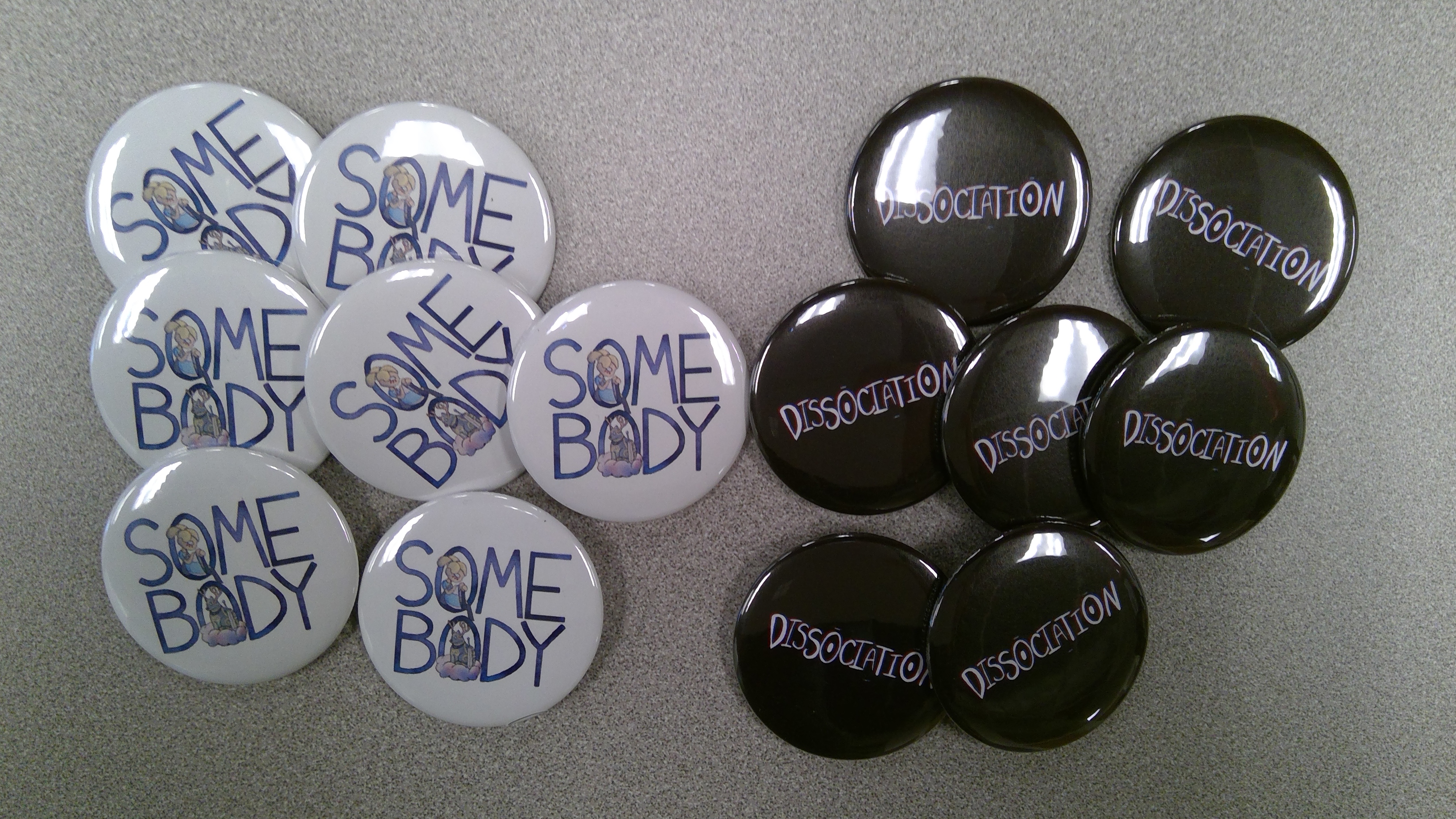 Dissociation buttons