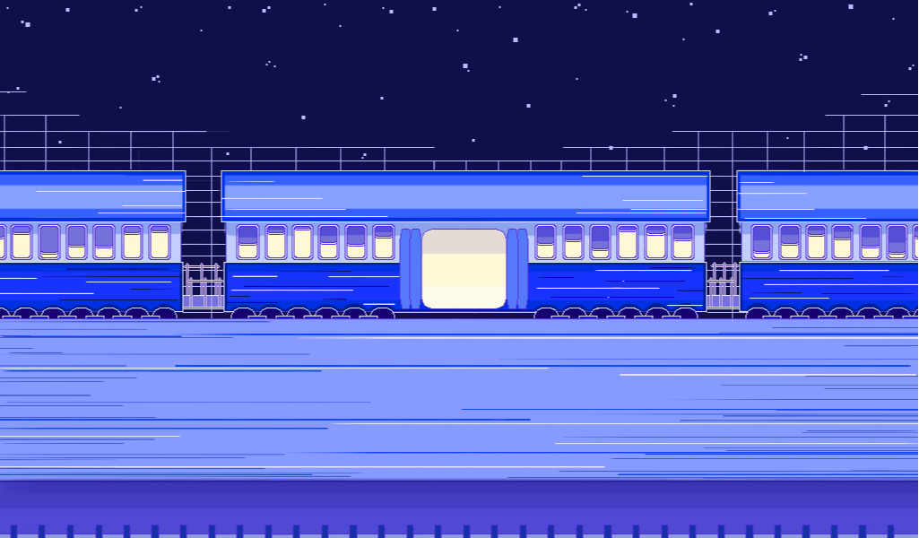 Train station background