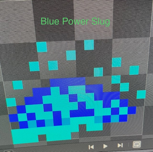 Blue Power Slug