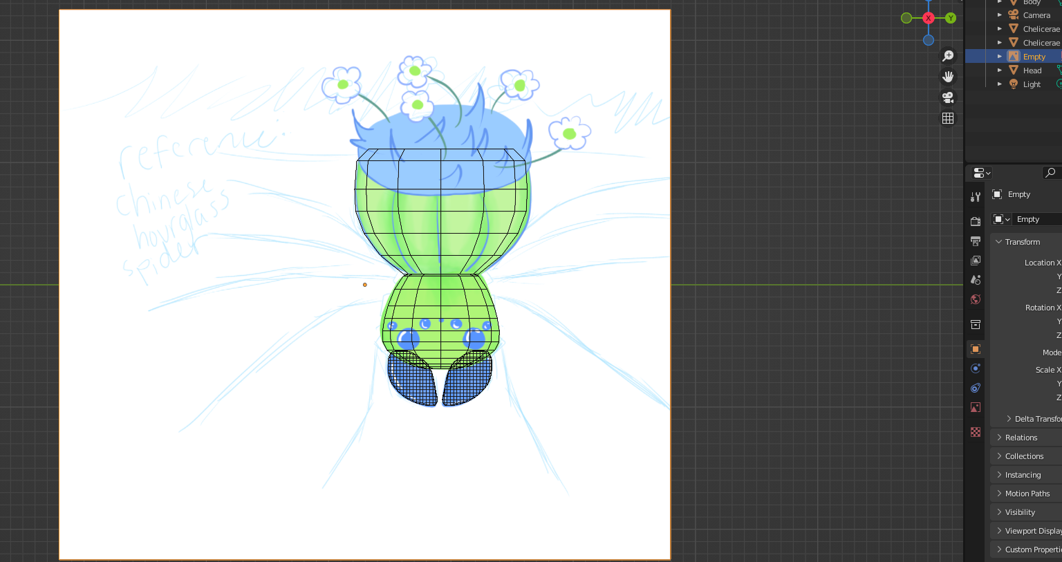 Design for Spider Enemy