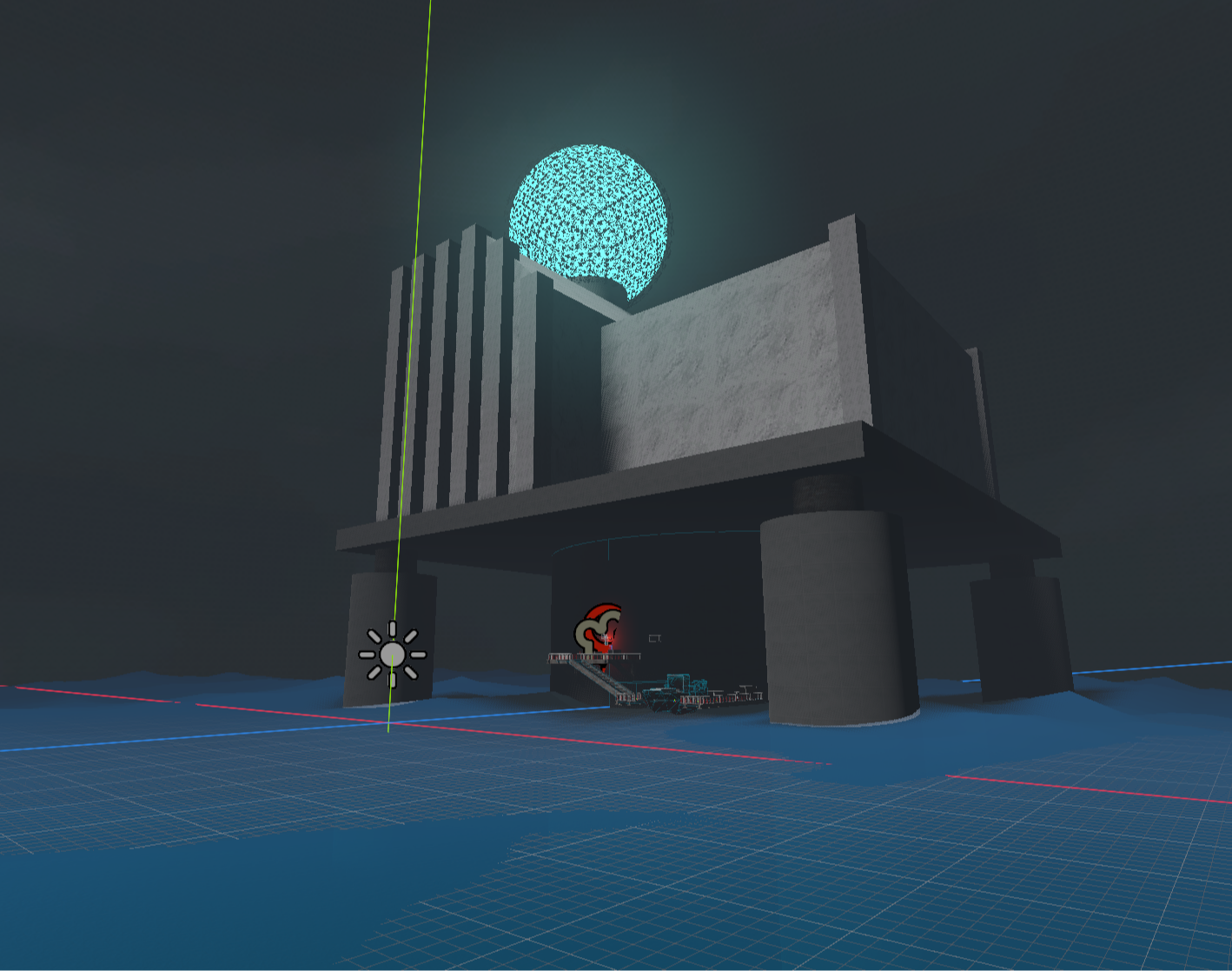 Facility Exterior In Engine View