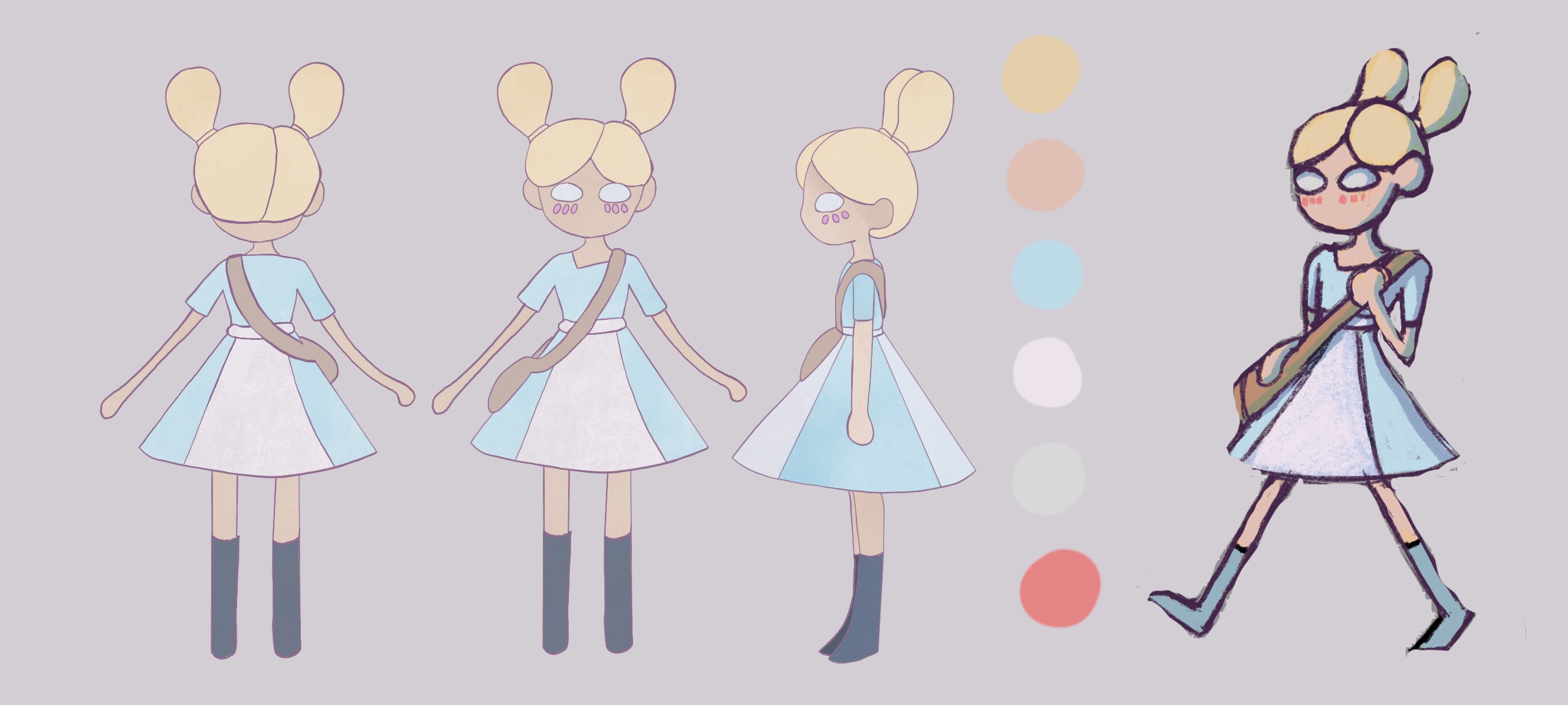 Girl Model Sheet