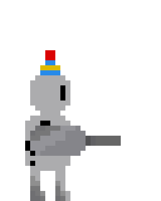 Robot-Man Jumping (Right)