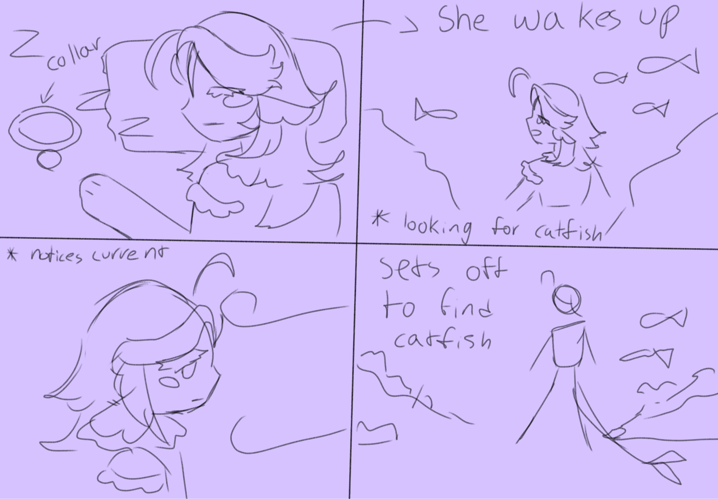 Opening scene storyboard