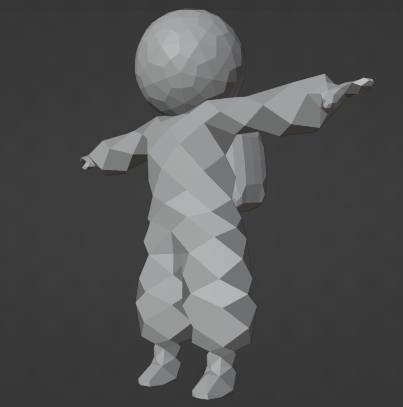 Error while decimating astronaut mesh