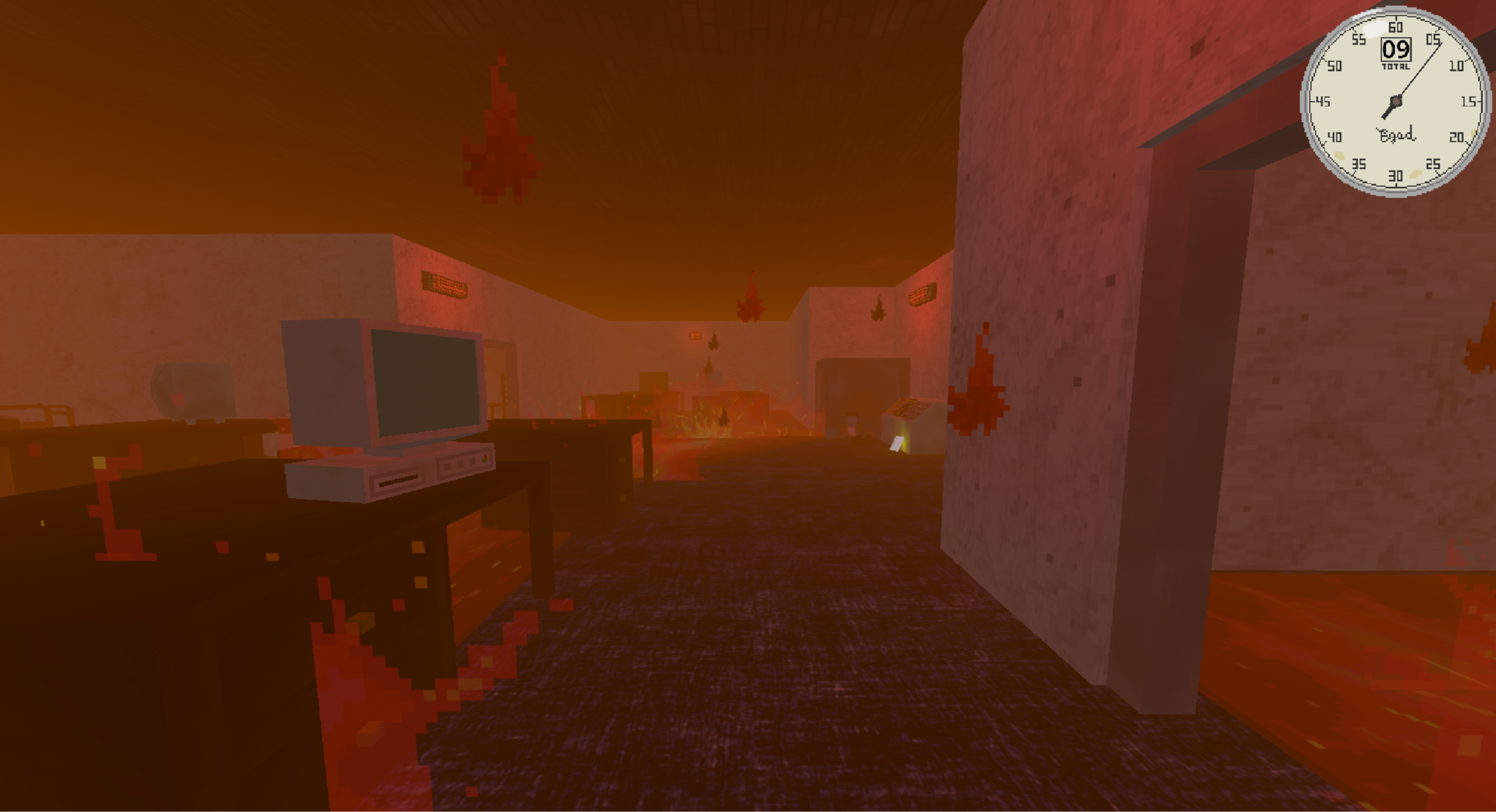 There is fire everywhere!