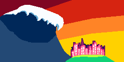 Cascadia Title Screen Tsunami