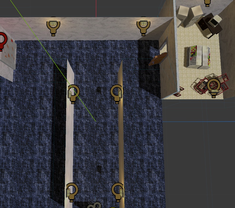 Facility Entrance In Entrance Top Down View