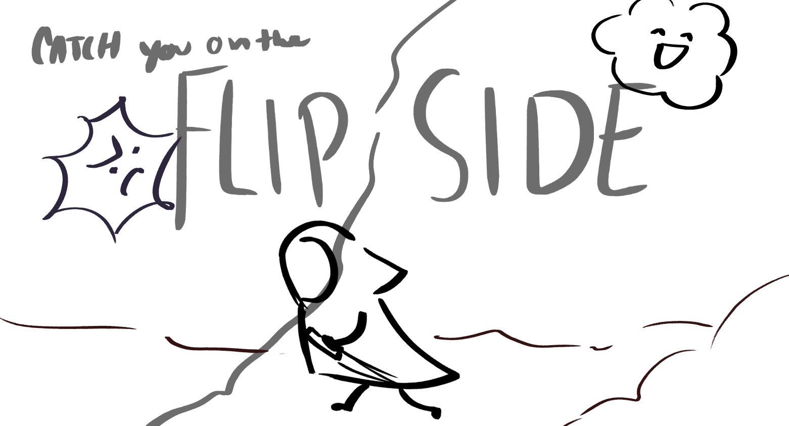 Original game poster sketch - scrapped