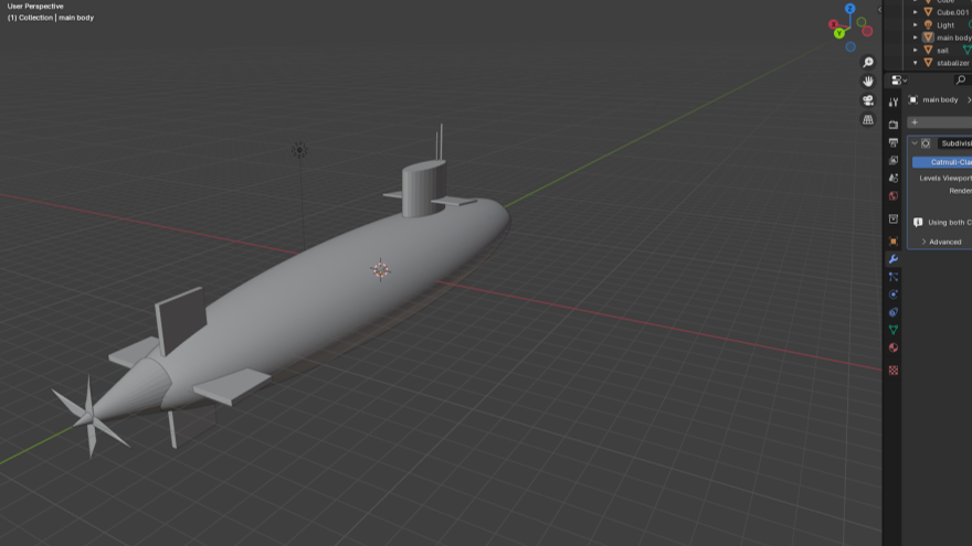 Submarine Model