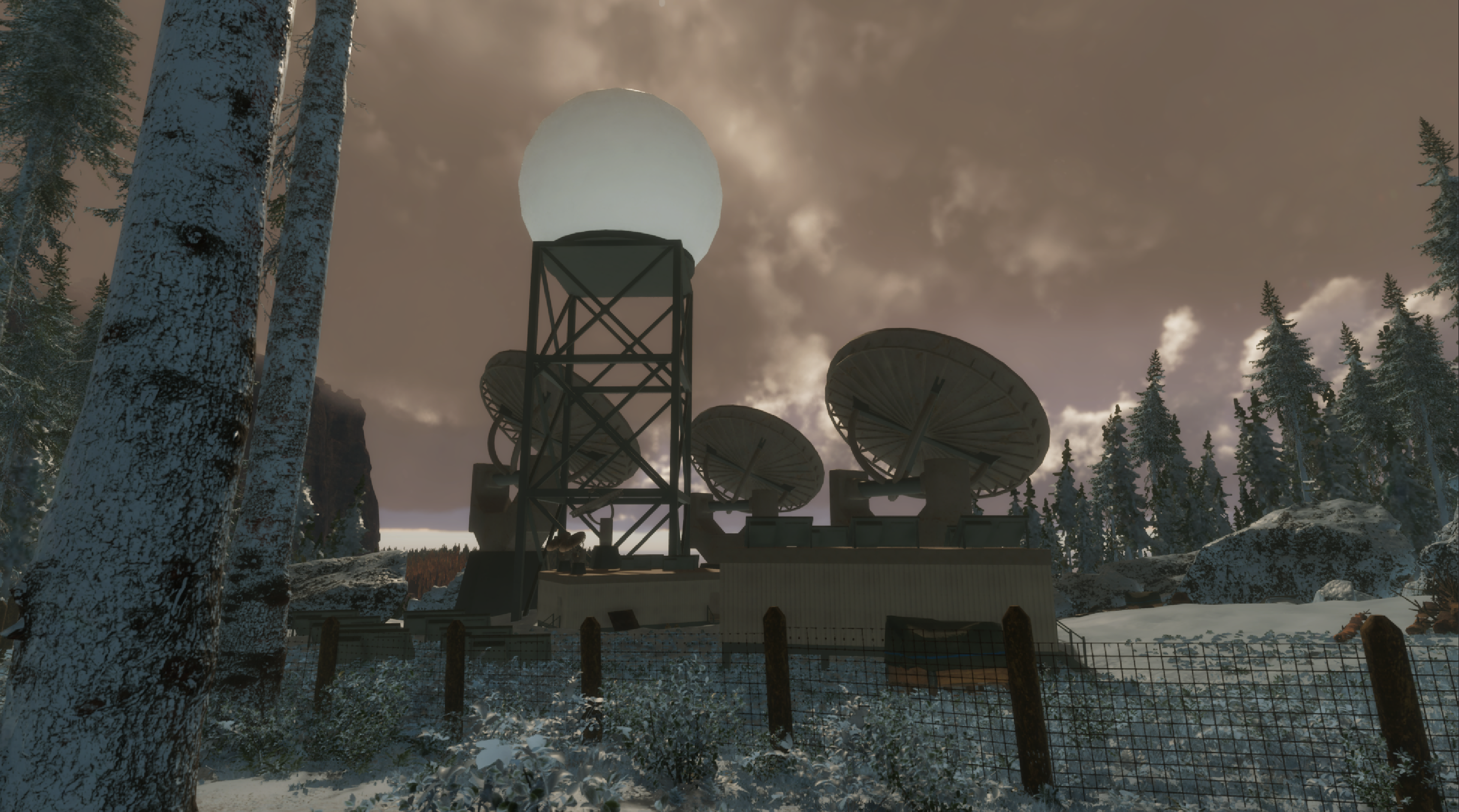 Approach to the Monitoring Station