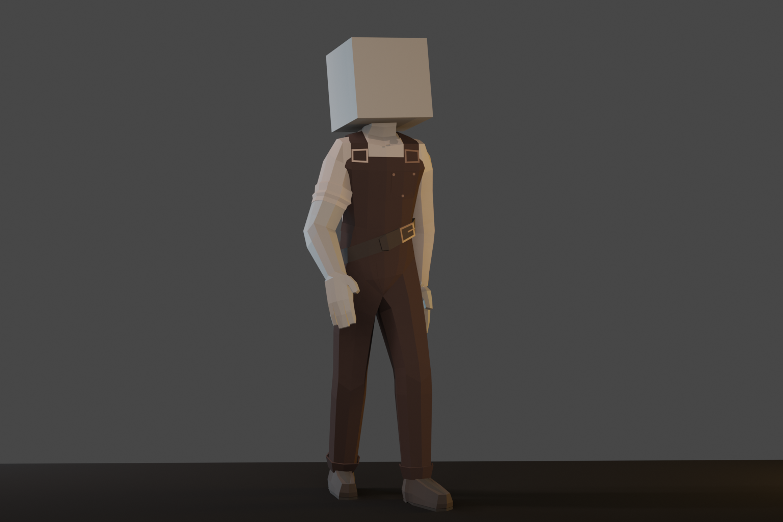 Cuboid Factory Worker